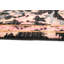 Tapis noir / rose en laine noué à la main Deluna