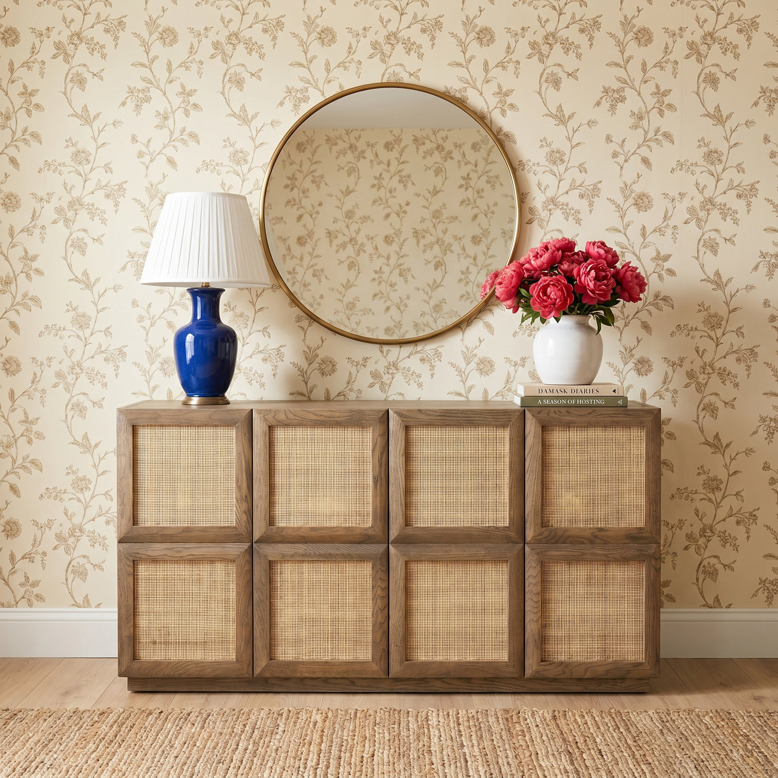 Woven Sideboard Cabinet
