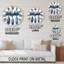 Horloge murale surdimensionnée The Blue Moose - Oars-40146144