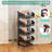 4-Tier Kitchen Snack Cart with Wheels - Upgraded wider and thicker, Multi-Purpose Rolling Storage Cart for-113882375
