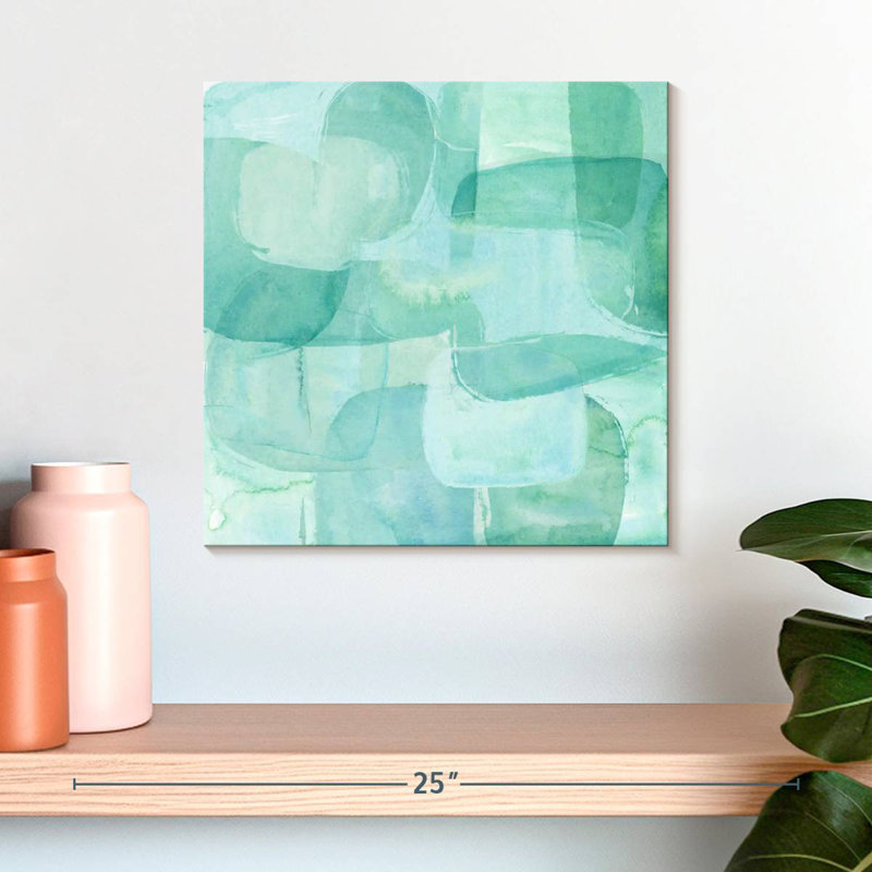 Avery Sea Glass Reflection I, H 16 po x l 16 po