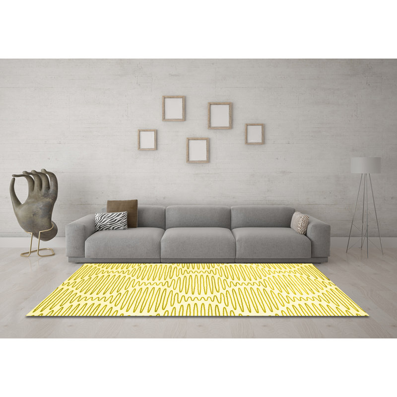 Performance Geometric Indoor Rug, Square 6'