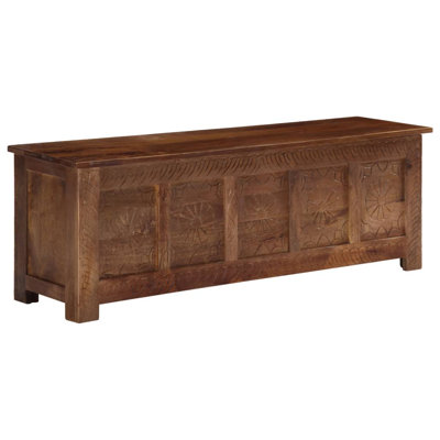 Carwell Solid Wood Storage Bench