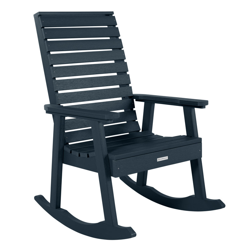Chaise berçante en plastique Midwest, Bleu fédéral