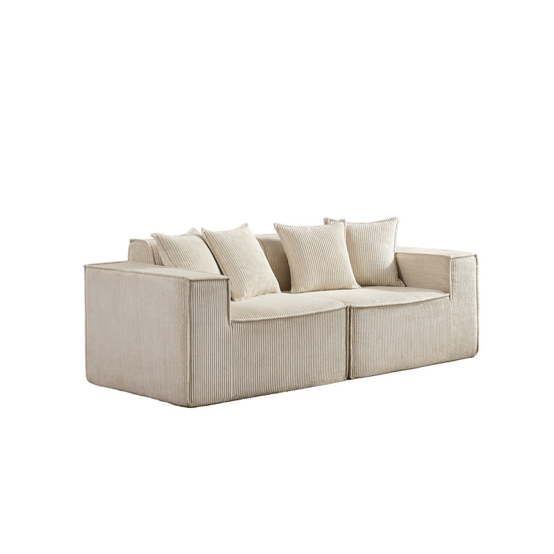 78.74" Modular Sectional Sofa Couch
