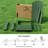 Plastic Adirondack Chair, All-Weather HIPS Outdoor Patio Chairs for Lawn, Garden, Fire Pit, Backyard-1733525967