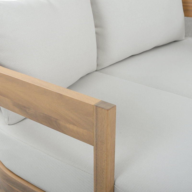 Lit de jour Kento, Ivory, Oak
