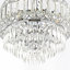 Lustre encastré en cristal 3 lumières Everby-1164533263