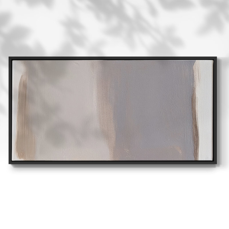 Série abstraite-DCCL- Toile tendue avec châssis tendue, prête à être accrochée, Noir, H 17 po x l 33 po