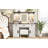 Farmhouse Style Vanity Desk With Lighted Mirror, Charging Station, And Ample Storage, Perfect For Organized Beauty Routines