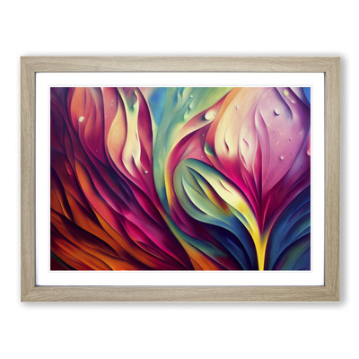 XH1022-6825X Peaceful Modern Abstract - Picture Frame Print