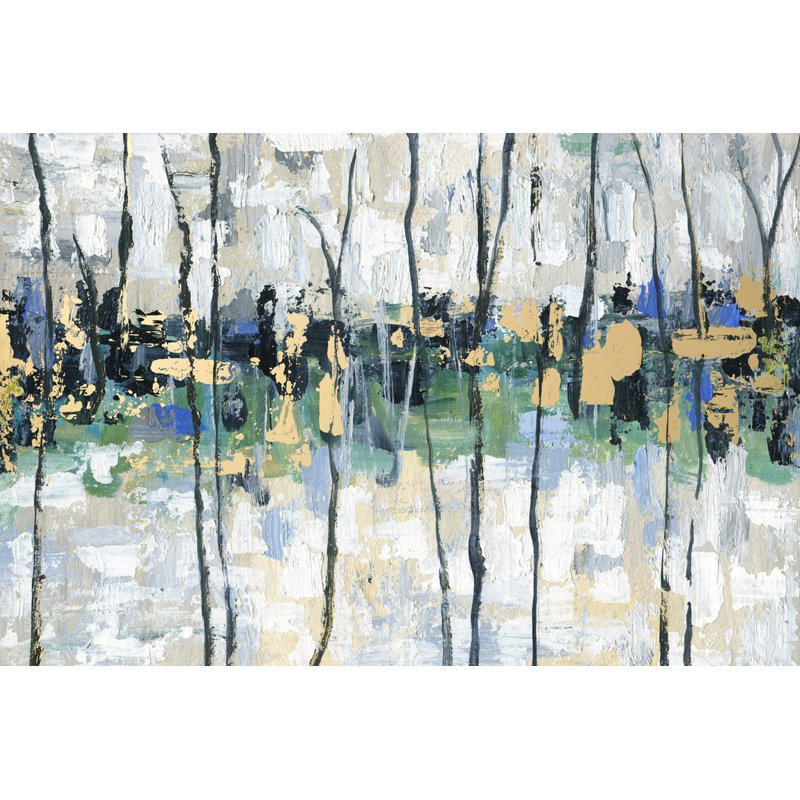 « broken facade », reproduction de peinture à l’acrylique sur toile tendue, H 12 po x l 18 po x p 1,5 po