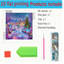 Aurora Christmas Snow House Driveway Diamond Painting Kit: 5D DIY Crystal Embroidery (30Cm X 30Cm)