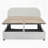 Upholstered Platform Bed With Hydraulic Storage System-90981224-90981225