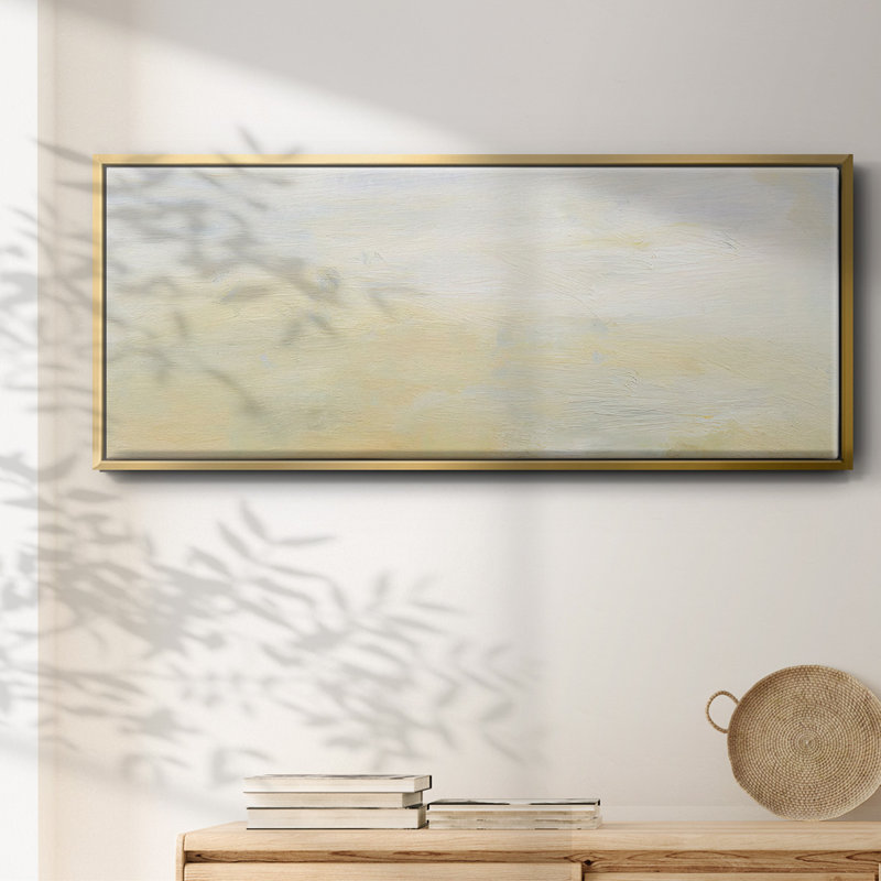 Lingering Light II- Framed Canvas, 24" H x 60" W