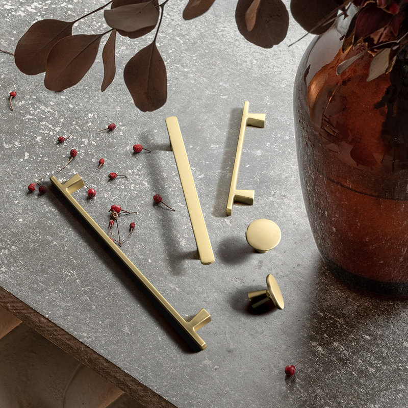 5" Centre Bar Pull Multipack, Brushed Brass