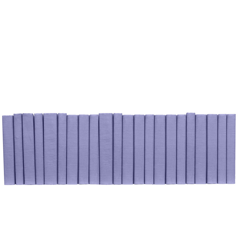 Livres décoratifs - livres enveloppés en lin très clair - livres mauves au pied, Lumière pâle 