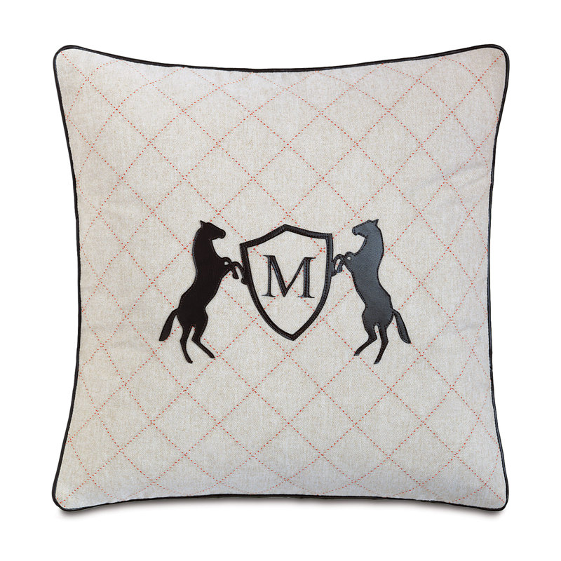 Equestrian Square Pillow Cover & Insert, Yes