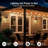 Dusk To Dawn Outdoor Rectangular Wall Sconce With Gfci Outlet, E26 Base Exterior Wall Light, Max 60w