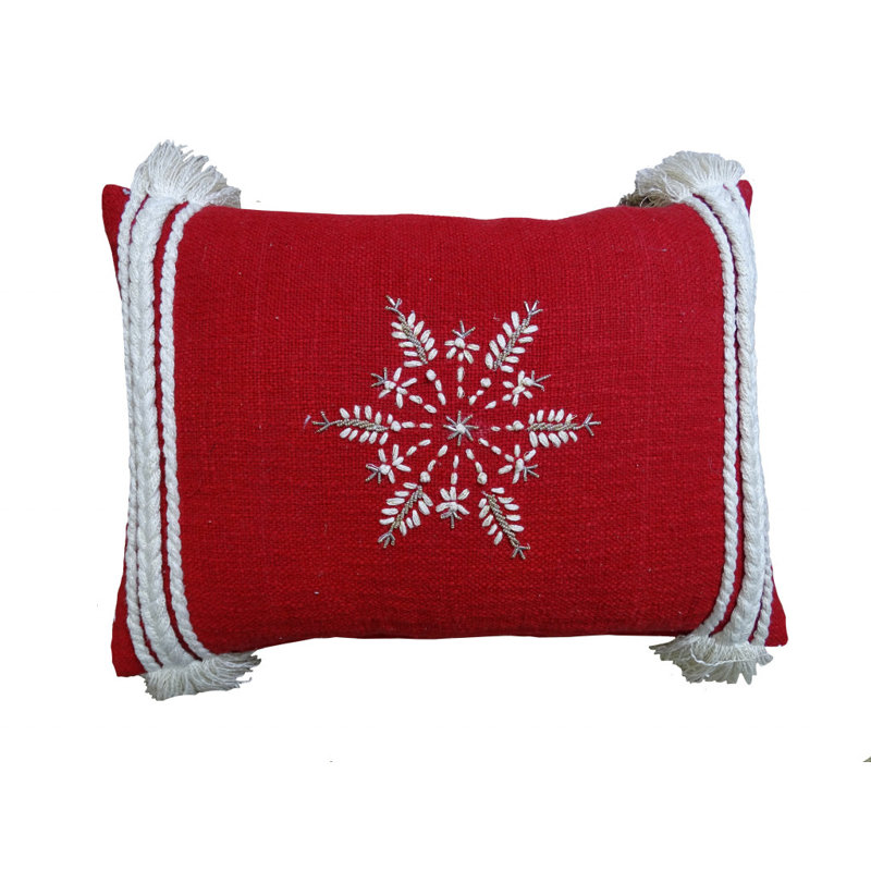 Housse et insert de coussin rectangulaire en mélange de coton 