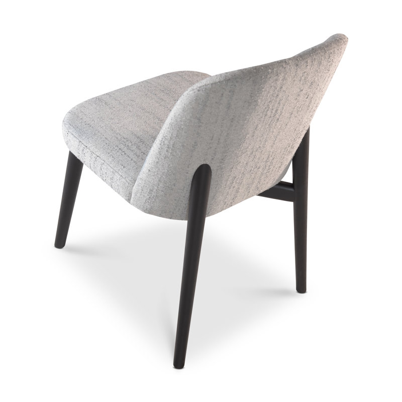 Tonia Upholstered Dining Chair, Grey Mix/Ebano