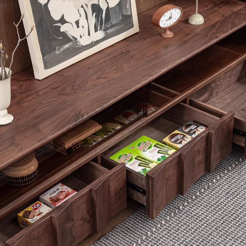 Meuble télé sur pied de style américain, 86.61"