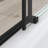 56-60" W x 74" H Semi-Frameless Single Sliding Shower Door with 1/4" (6mm) Clear SGCC Tempered Glass