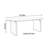 Simple Black Oval Durable Solid Wood Table-1098209602