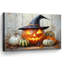 Jack O Lantern Witch Hat Decor 30x45cm