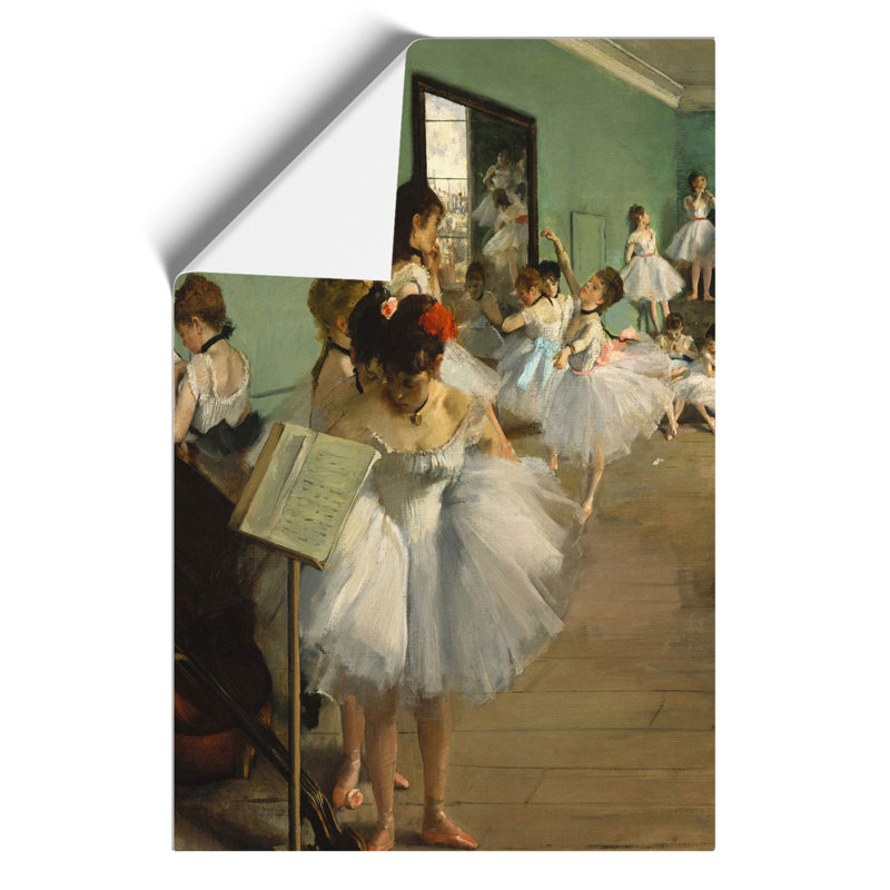 The Ballet Class by Edgar Degas - Frameless Print, 59cm H x 42cm W x 0.1cm D