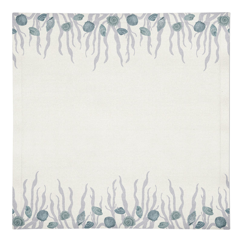 Winchendon Cotton No Pattern Rectangle Napkin, Blue/White