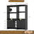 53.2'' Closet System with Wooden Drawers and Hanging Rods-445850173