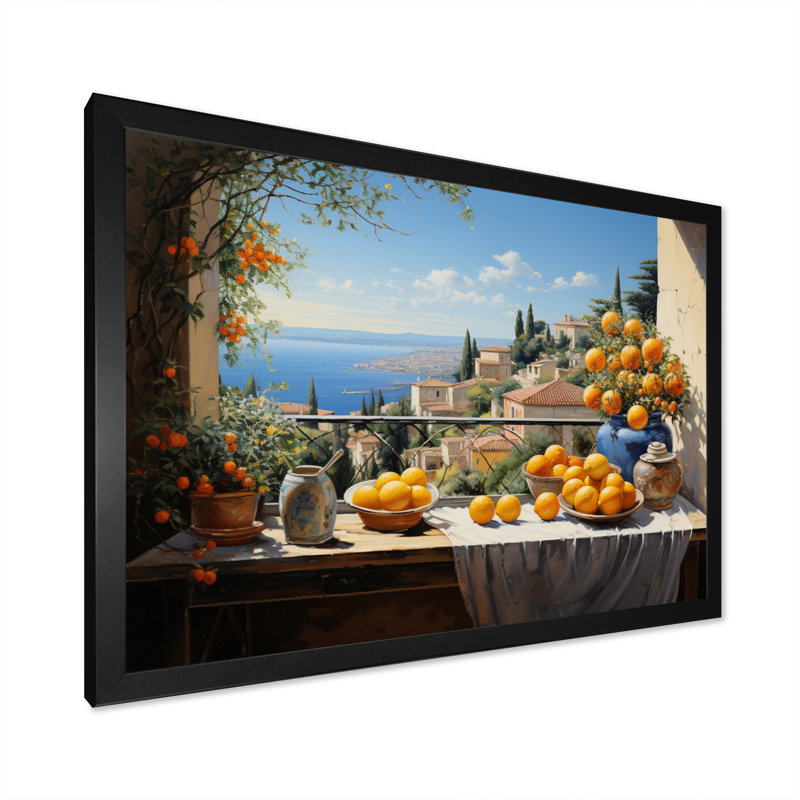 Maridith French Mediterranean Bliss In Provence II - France Framed Canvas Print, 24" H x 32" W x 1" D