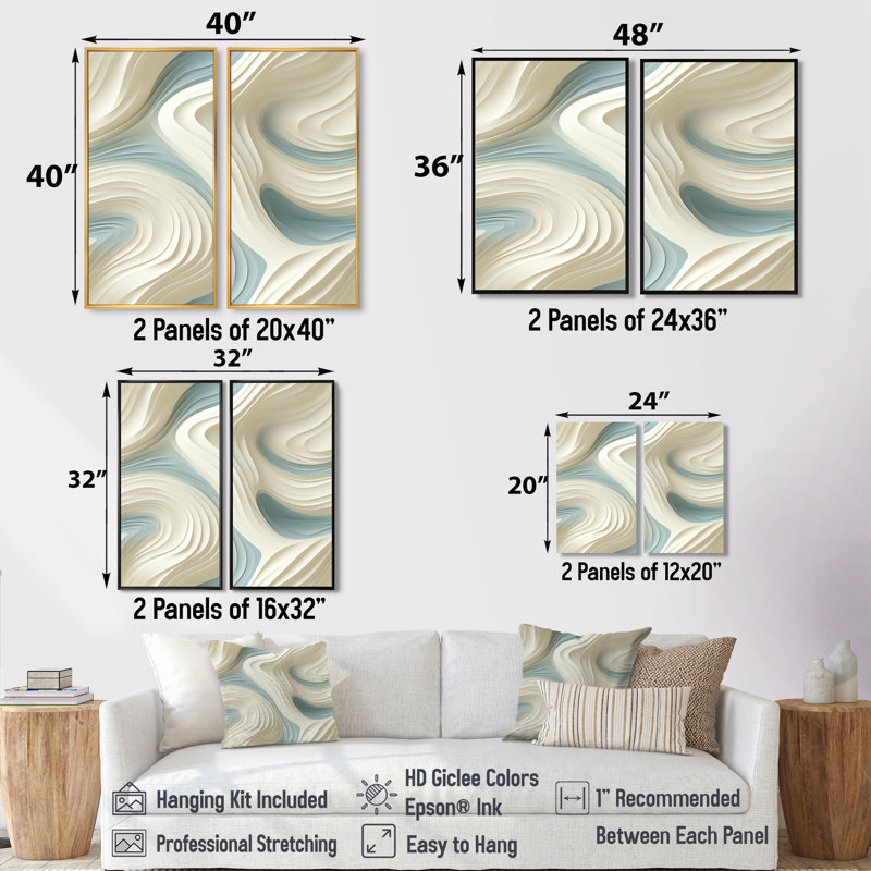 Sculptural Simplicity - Beige, art mural, Black, 36" H x 48" W, Impression encadrée flottante