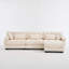Canapé modulaire modulaire Cloud Couch avec repose-pieds mobile et siège profond-101471966