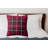 Red Cabin Plaid Throw Pillow-116860123