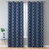 Alexuis Polyester Blackout Curtain Pair