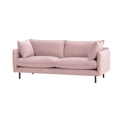 Neshay 3 Seater Velvet Sofa