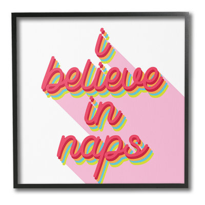 Retro Believe In Naps Giclee Art by Lil' Rue