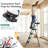 Stroupe 4 Step Folding Ladder 330lbs Portable Steel Anti-slip Step Stool W/tool Platform