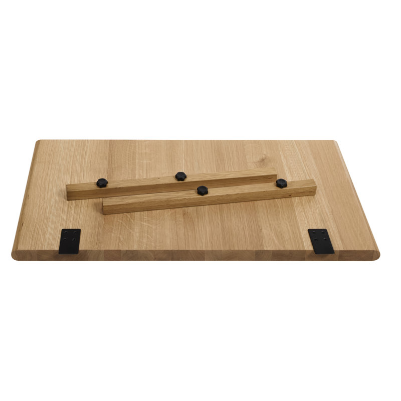 Taushif 45 cm Extendable Oak Dining Table