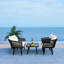 Oropeza 4 - Person Patio Conversation Set with Cushions-815026203