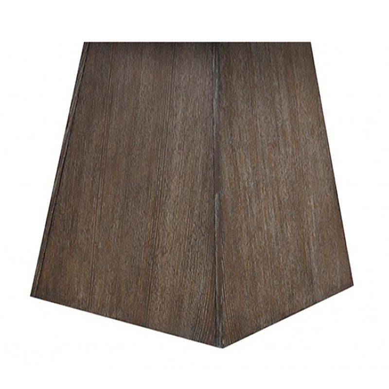 Aanijah Counter Height Table, 36.5"H x 54"L x 54"W, White/Dark Walnut