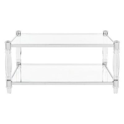 Brahm Glass Top Single Coffee Table
