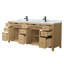 Pendry 84" Freestanding Double Bathroom Vanity with Marble Top-940032418