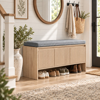 10 Pair Shoe Storage Bench