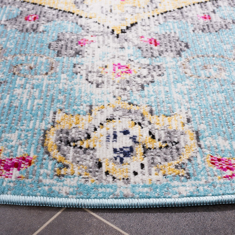 Dishan Montage Performance Oriental Indoor/Outdoor Area Rug, Rectangle 8' x 10'