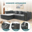 Canapé-lit Chesterfield 90,6 po-2101115165