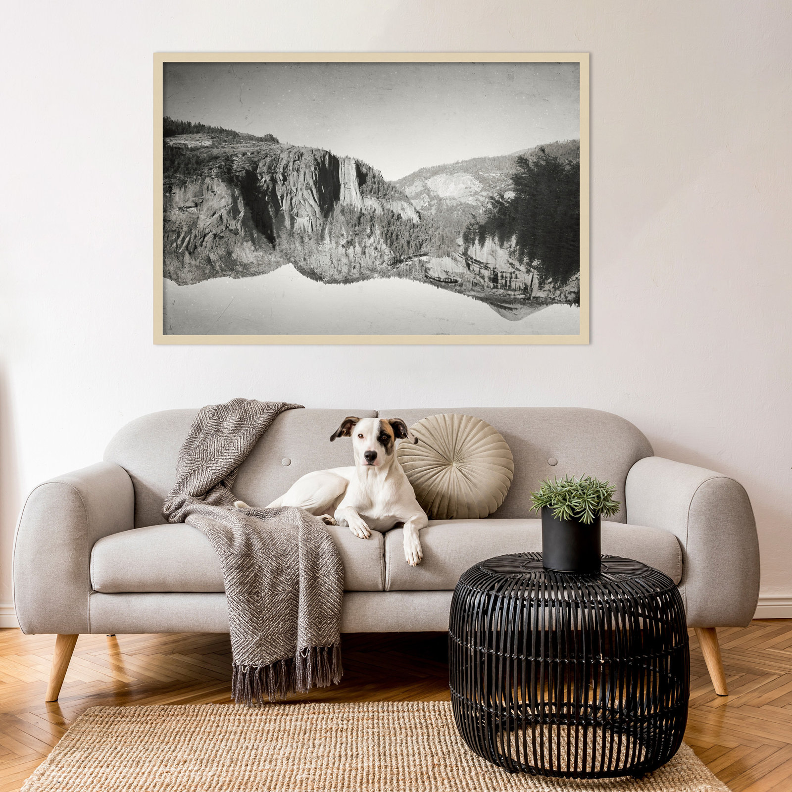 Negative Reality Inversion by F2images, Black, 28" H x 41" W