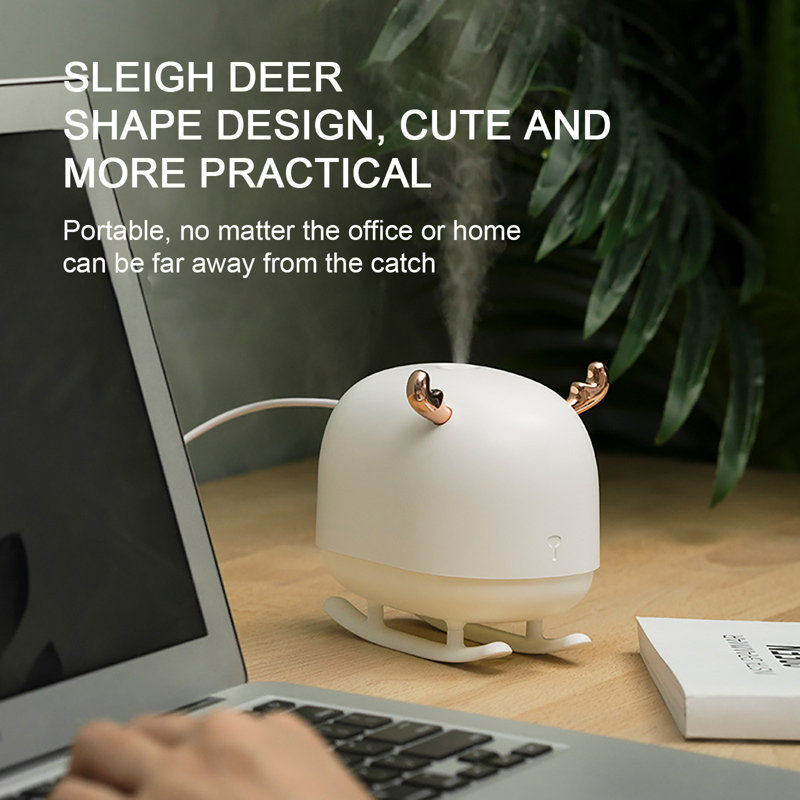 Petit humidificateur de bureau USB avec purificateur de veilleuse et moins de 1L